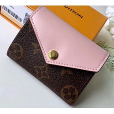 Louis Vuitton Monogram Canvas Zoé Wallet M62933 Rose Ballerine 2019