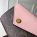 Louis Vuitton Monogram Canvas Zoé Wallet M62933 Rose Ballerine 2019