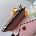 Louis Vuitton Monogram Canvas Zoé Wallet M62933 Rose Ballerine 2019