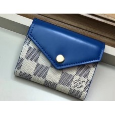 Louis Vuitton Damier Azur Canvas Zoé Wallet N60219 Bleuet 2019