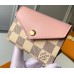 Louis Vuitton Monogram Canvas Zoé Wallet N60168 Eau de Rose 2019