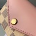 Louis Vuitton Monogram Canvas Zoé Wallet N60168 Eau de Rose 2019