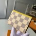 Louis Vuitton Damier Azur Canvas Zoé Wallet N60220 Pineapple 2019