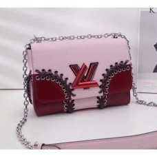 Louis Vuitton Twist MM Bag in Epi Leather M54079 Pink/Red 2018
