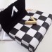 Louis Vuitton Twist MM Bag in Damier Leather Black/White M50280 2018