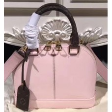 Louis Vuitton Alma BB Patent Leather Bag M51925 Rose Ballerine