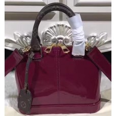 Louis Vuitton Alma BB Patent Leather Bag M54785 Magenta