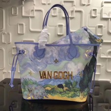 Louis Vuitton Original Masters Collection's Piece VANGOGH Neverfull MM M43373 Blue 2017