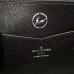 Louis Vuitton iconic black and grey Monogram Eclipse canvas clutch