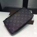 Louis Vuitton iconic black and grey Monogram Eclipse canvas clutch