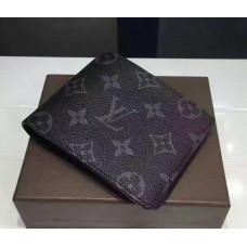 Louis Vuitton iconic black and grey Monogram Eclipse canvas card case