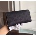 LOUIS VUITTON ZIPPY WALLET M58429 Noir