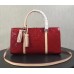 Louis Vuitton Neo Triangle Monogram Vernis Handbag Burgundy 2018