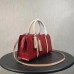 Louis Vuitton Neo Triangle Monogram Vernis Handbag Burgundy 2018