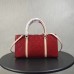 Louis Vuitton Neo Triangle Monogram Vernis Handbag Burgundy 2018