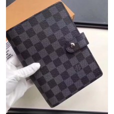 Louis Vuitton Damier Graphite Notebook Cover PM M20004 Grey