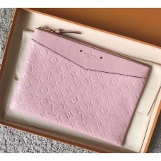 Louis Vuitton Daily Pouch in Monogram Empreinte Leather M62938 Pink