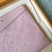 Louis Vuitton Daily Pouch in Monogram Empreinte Leather M62938 Pink
