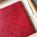 Louis Vuitton Daily Pouch in Monogram Empreinte Leather M62938 Red