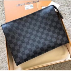 Louis Vuitton Toiletry Pouch 26 Damier Graphite Canvas