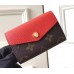 Louis Vuitton Sarah Multicartes Wallet M61274 Red Coquelicot