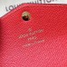 Louis Vuitton Sarah Multicartes Wallet M61274 Red Coquelicot