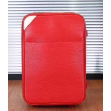 Louis Vuitton Pégase Légère 55 Business Rolling Luggage Red Epi Leather 2017