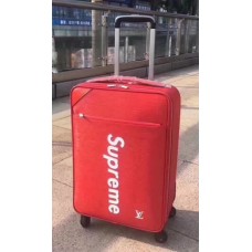 Louis Vuitton Supreme Epi Leather Pégase Légère 53 Business Rolling Luggage Red 2018