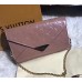 Louis Vuitton Monogram Vernis Leather Envelope Clutch on Chain M90990