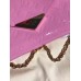 Louis Vuitton Monogram Vernis Leather Envelope Clutch on Chain M90990 Pink