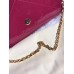 Louis Vuitton Monogram Vernis Leather Envelope Clutch on Chain M90990 Dark Red