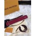 Louis Vuitton Monogram Vernis Leather Envelope Clutch on Chain M90990 Dark Red