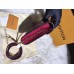 Louis Vuitton Monogram Vernis Leather Envelope Clutch on Chain M90990 Dark Red