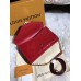 Louis Vuitton Monogram Vernis Leather Envelope Clutch on Chain M90990 Red