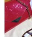 Louis Vuitton Monogram Vernis Leather Envelope Clutch on Chain M90990 Red