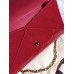 Louis Vuitton Monogram Vernis Leather Envelope Clutch on Chain M90990 Red