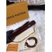 Louis Vuitton Monogram Vernis Leather Envelope Clutch on Chain M90990 Burgundy