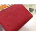 Louis Vuitton Zippy Coin Purse in Monogram Empreinte Leather M60740 Red