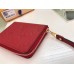 Louis Vuitton Zippy Coin Purse in Monogram Empreinte Leather M60740 Red