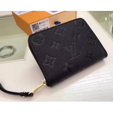 Louis Vuitton Zippy Coin Purse in Monogram Empreinte Leather M60574 Black