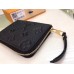 Louis Vuitton Zippy Coin Purse in Monogram Empreinte Leather M60574 Black