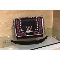 Louis Vuitton Braiding And Beads EPI Twist MM Bag M42778 Black 2016