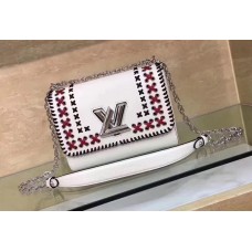 Louis Vuitton Braiding And Beads EPI Twist MM Bag M42778 White 2016
