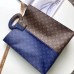 Louis Vuitton Split Monogram Canvas Tote Blue