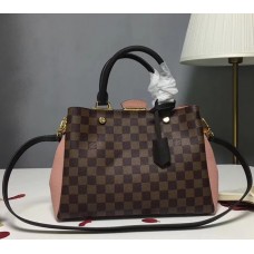 Louis Vuitton Brittany Damier Canvas Tote N41674 Pink 2018