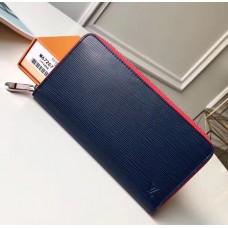 Louis Vuitton Epi Leather Zippy Wallet M67267 Indigo 2018