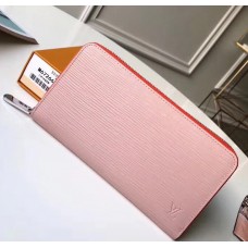 Louis Vuitton Epi Leather Zippy Wallet M67266 Rose Ballerine 2018