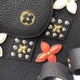 Louis Vuitton Capucines PM Flower Smile Top Handle Bag M51384 Black 2018