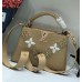 Louis Vuitton Capucines BB Flower Smile Top Handle Bag M94519 Beige 2018