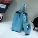 Louis Vuitton Capucines BB Flower Smile Top Handle Bag M94519 Blue 2018